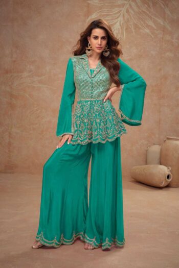 Chinon RIN184 Gulkayra Designer-DILKASH Suits & Dresses Rakhi Collections Festive Collections Wholesale Ladies Suits Embroidery Suits Party wear suits