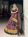 Vyomini Tussar Silk Lehenga Choli | Festive & Navratri Chaniya Choli Collection